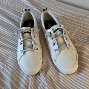 Women’s Sperry Shoes - Never worn outside Size 11 White/Navy